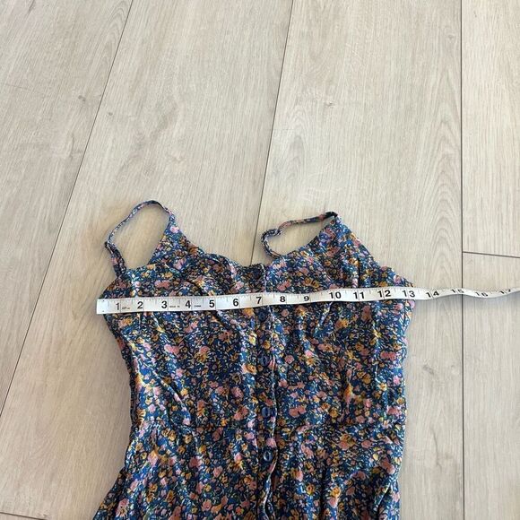 ROLLAS MIDSUMMER COAST FLORAL DRESS - BLUE size XS - Picture 3 of 9